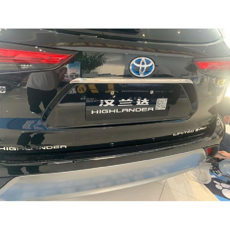 Задняя крышка багажника Стальная накладка Декоративная отделка Для - Toyota Highlander 1 шт.