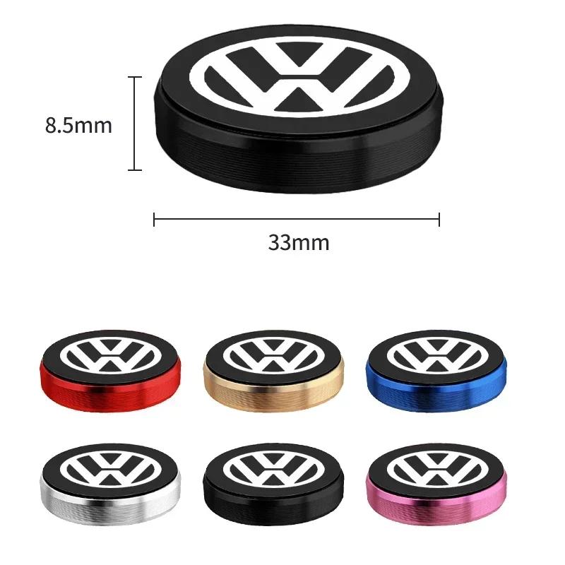 VW GTI GOLF 2026 Hot For VW VOLKSWAGEN Round Car Air Outlet Magnet Magnetic Holder For Volkswagen VW Touran Beetle Golf Passat J