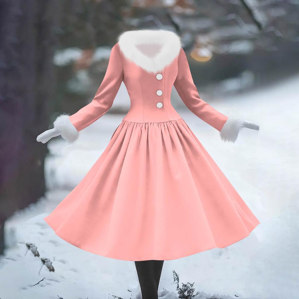 Женское повседневное платье с длинным рукавом, V-образным вырезом, в стиле пэчворк, флисовое однотонное платье