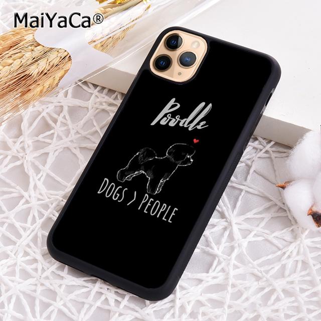 MaiYaCa Смешной Пудель Любители Собак Чехол для Телефона Для iPhone 17 Air 16 16e 15 plus 11 12 13 14 pro max coque