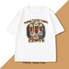 Men's T-shirt Funny Tung Sahur Brain Rot T Shirt Casual Cotton Weird Tshirt Italian Brainrot Meme Tee Rap TShirt Men Women Tees