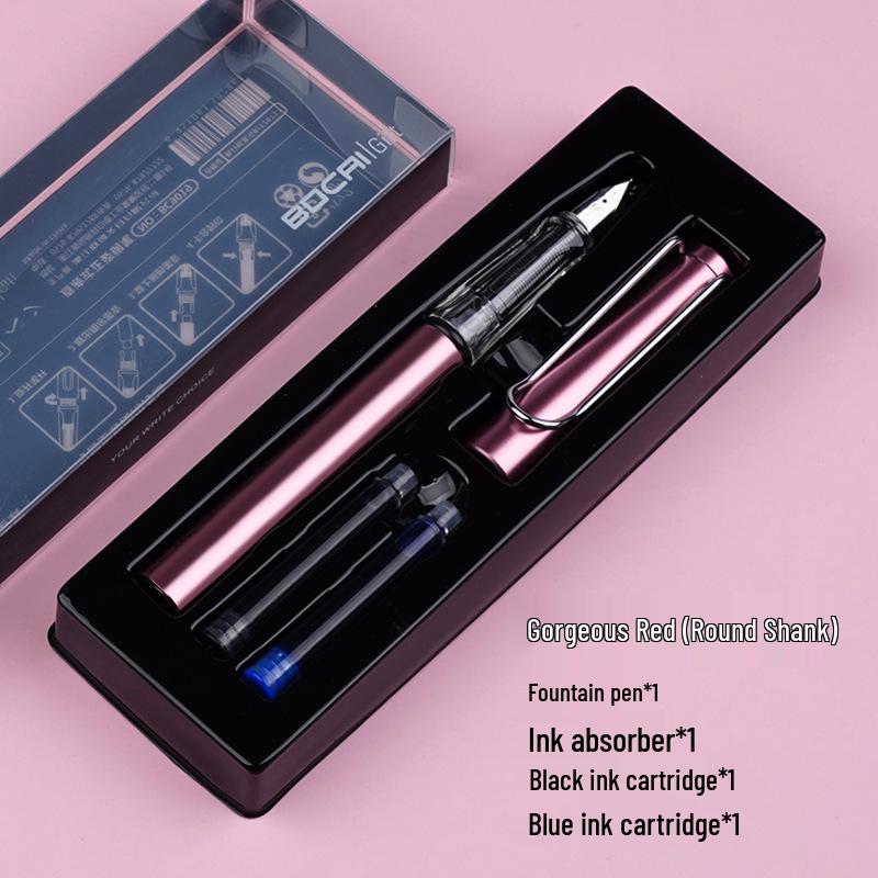 Студенческая перьевая ручка высокой ценности с пером EF и треугольной областью захвата для практики каллиграфии и в качестве подарка