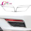 ABS Chrome Back Tail Rear Fog Light Lamp Cover Trim Sticker Parts for Volkswagen VW T-ROC TROC 2018 -