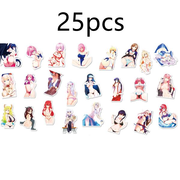 10/25/50 шт., красота, аниме, изображение, сексуальный кролик, девушка, граффити, наклейки для багажа, компьютера, мотоцикла, наклейки