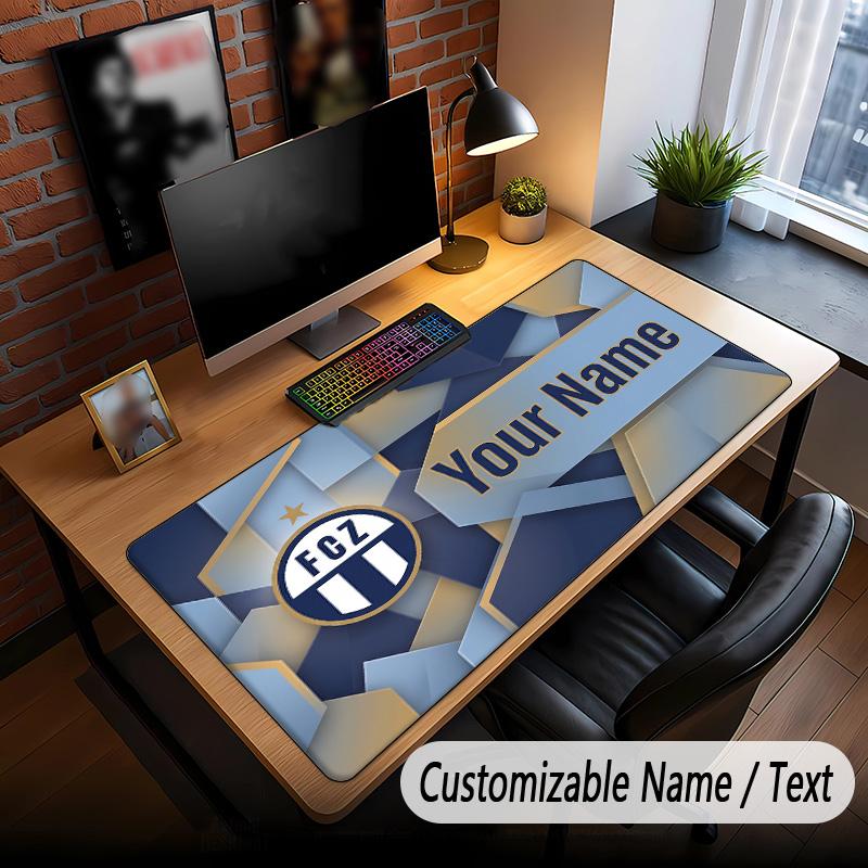 Large Mouse Pad FC Zürich Print Custom Name Text Desk Mat for Office Gaming