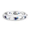 Daisy Sparkling Crown Ring Colorful Star Moon Butterfly Evil Eyes for Women Original Rings Classic Wedding Jewelry
