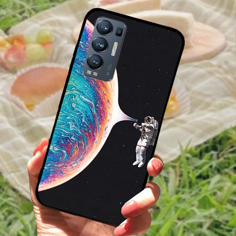 Для OPPO Find X3 Neo Чехол Силиконовый Мягкий Мраморный Черный Бампер Funda Coque для Oppo Find X3 Lite Защитный Capa FindX3 Neo