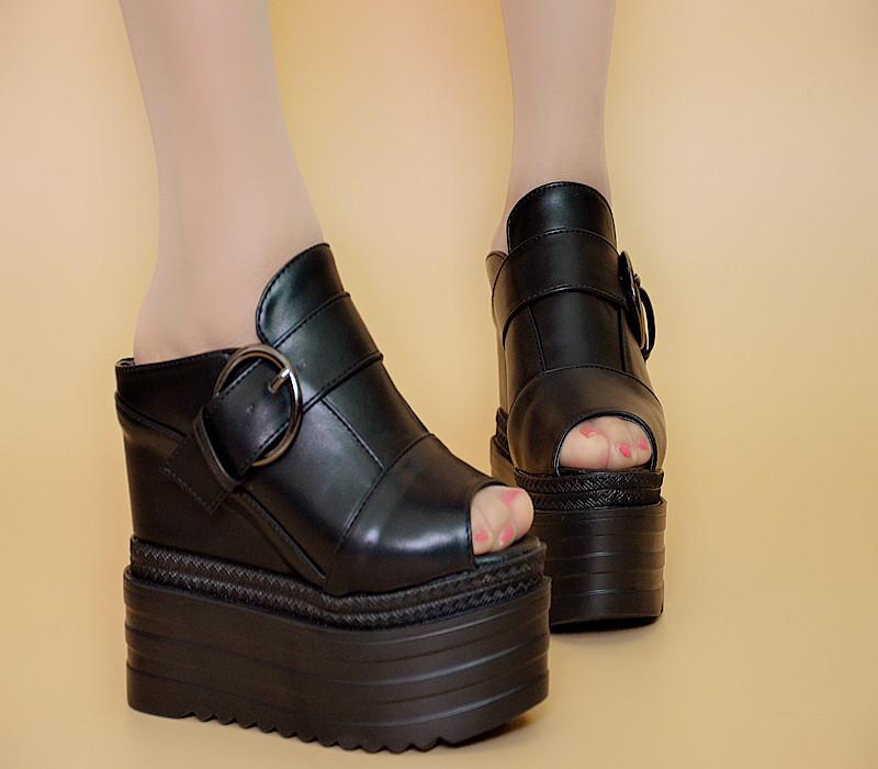 Модные женские шлепанцы на супервысоком каблуке 13 см, Европа и Америка, клубные шлепанцы на танкетке, шлепанцы на толстой подошве, сандалии и шлепанцы