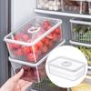 Cabinet Organizer Food Storage Bin with Maker Large Capacity Versatile Vanity Fridge