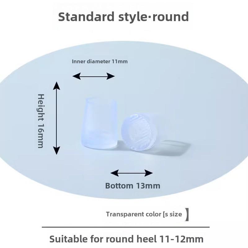 Silent Anti-Slip Stiletto Heel Protectors: Mute, Wear-Resistant Pads for Women's High Heels