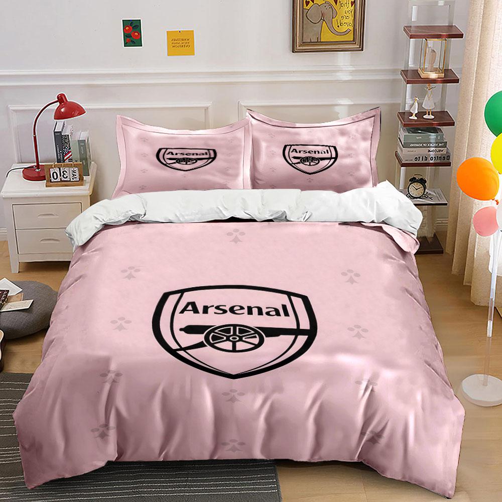 Arsenal logo and cannon. Bedding sets Duvet cover sets Duvet covers Pillowcases(1* Duvet Cover 2* Pillowcases without duvet insert)