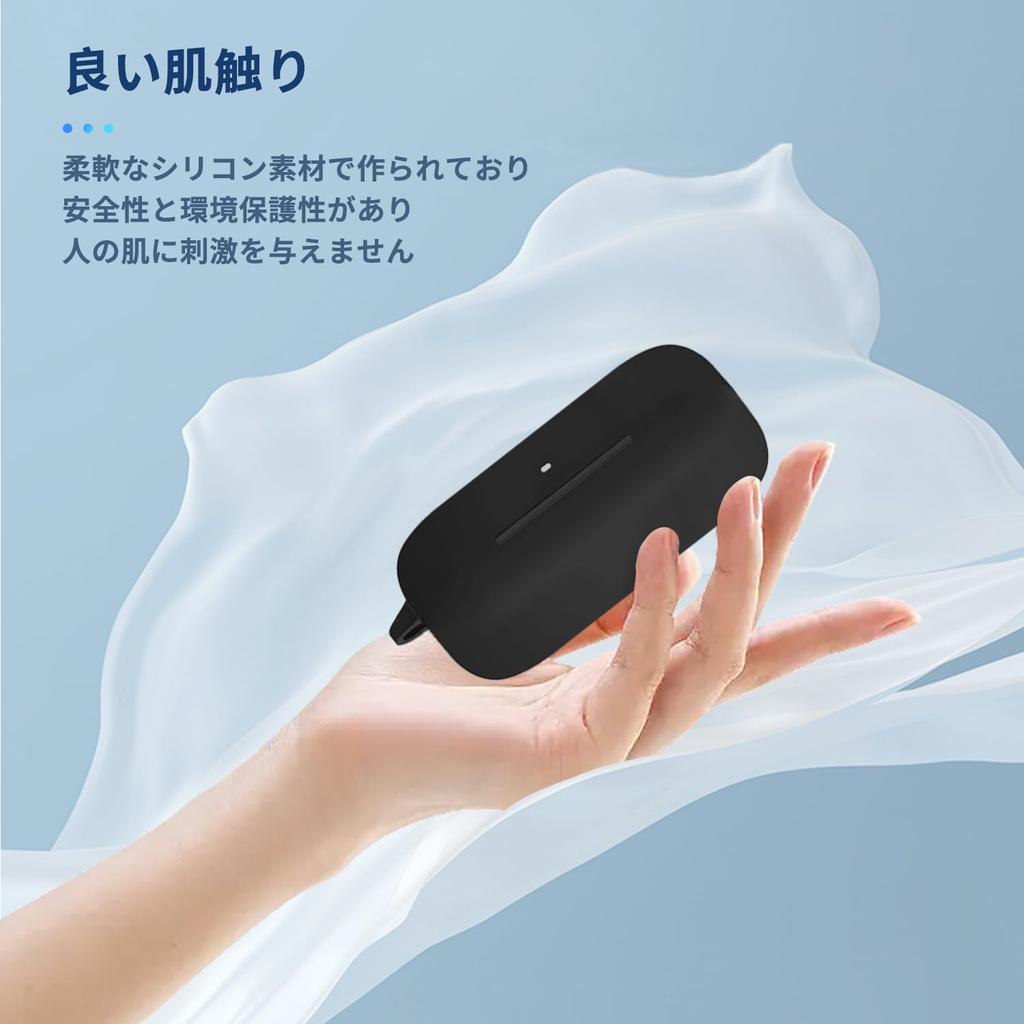 Для SONY Case Cover Wireless Earphones Silicone Protective Case Carabiner Drop Scratch Dustproof WF-C510 [NOUKAJU] (С + ремешком) Профилактика,