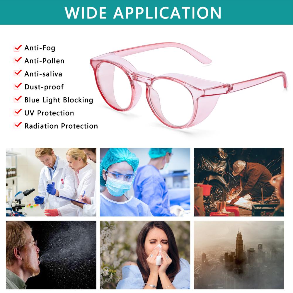 Eye Protection Glasses Blue Light Blocking Glasses Anti Pollen Goggles Safety Glasses Anti-fog