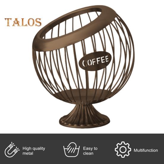 Держатель для чашки K для прилавка. Металлическая корзина для хранения капсул для кофе. Большой вместительный органайзер для чашек K для Keurig Nespresso Vertuo. Органайзер для кофейной станции. Чайный пакетик.