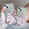 Силиконовый чехол Laser Elephant Bunny для Xiaomi Redmi Note 12 11 Samsung A54 A24 A14 Oppo A78 A58 A38 Tecno Spark 10 Funda Painted Cover Soft TPU Bumper