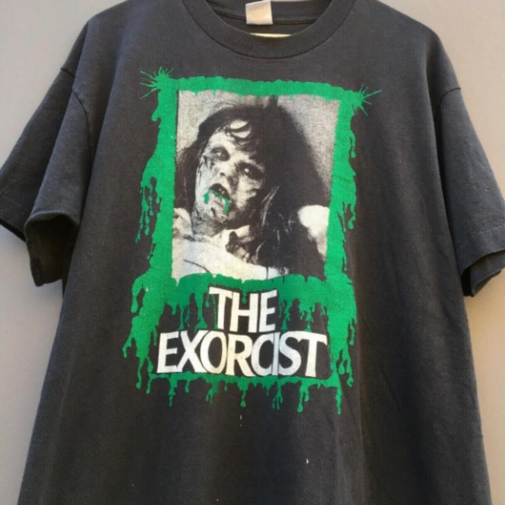 90#039s THE EXORCIST Horror Movie Black Short Sleeve Unisex T shirt WA3625 Unisex T-Shirt