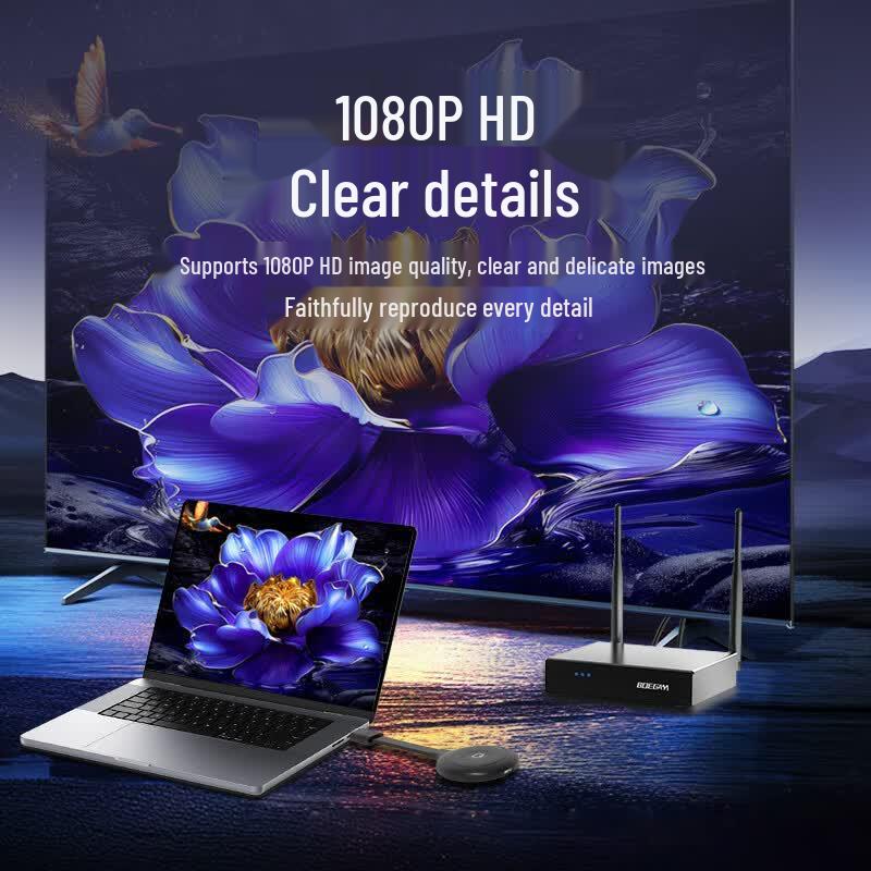 BOEGAM Беспроводной HDMI Проектор для Экрана Предприятия (Китайская версия)