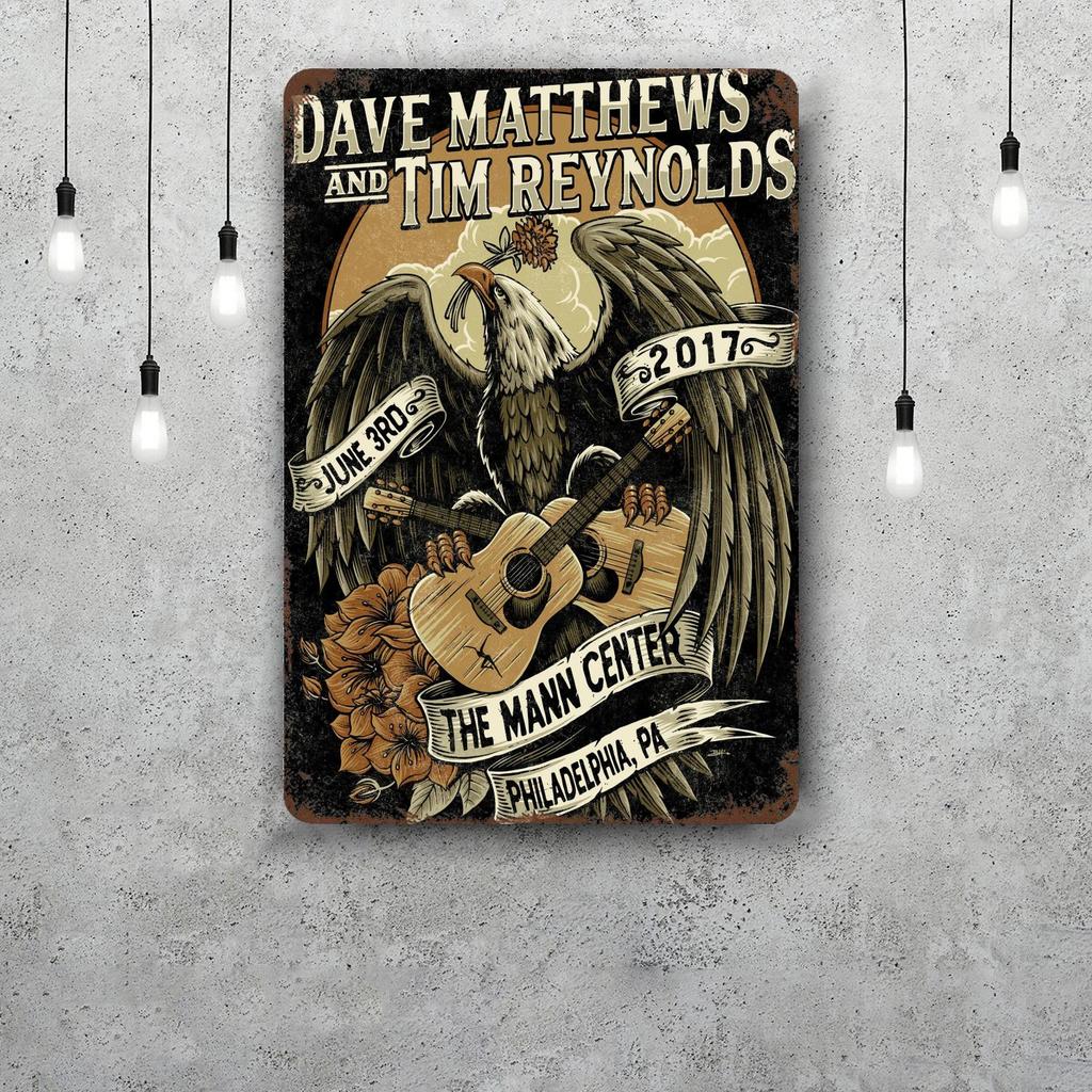 dave matthews band Metal Signs wall decor Vintage Tin Signs Captain Metal Poster Decor for Bar Pub Club Wall Decoration