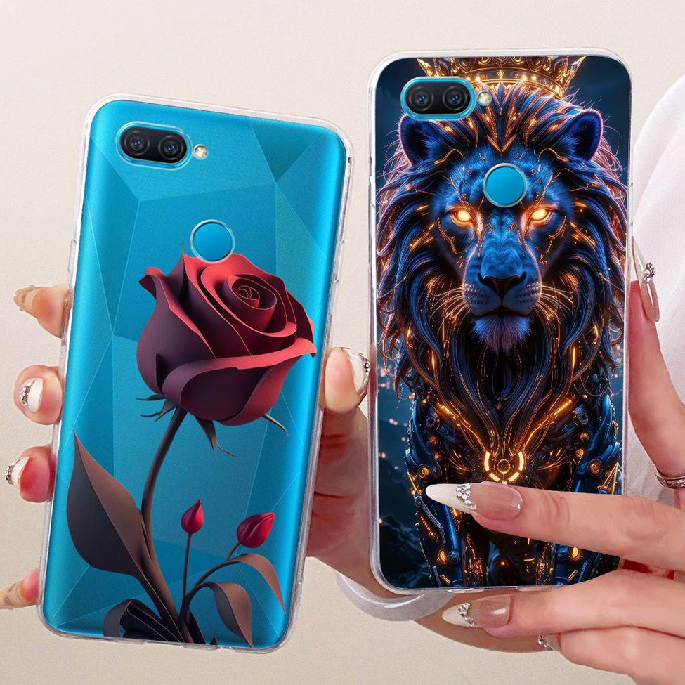 Для Oppo A12 Прозрачный Чехол Эстетичный Роскошный Милый Модный Цветочный Забавный Расписной Корпус Для Oppo A 12 CPH2083 CPH2077