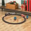 Electric Toy Train with Tracks and Cargo Carriages DIY Assemble Classic Toys Railway Kits for