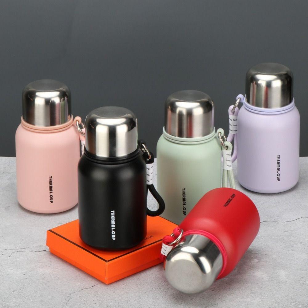 С ручкой Портативный термос Питьевой чайник Термобутылка для воды Практичный подарок