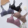 Push Up Seamless Bra for Women Wireless Bralette Comfortable Soft Underwear Solid Color Simple Bssiere 34-40 CupAB