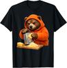 Funny Bear Grating Cheese Graphic Humor Unisex T-Shirt