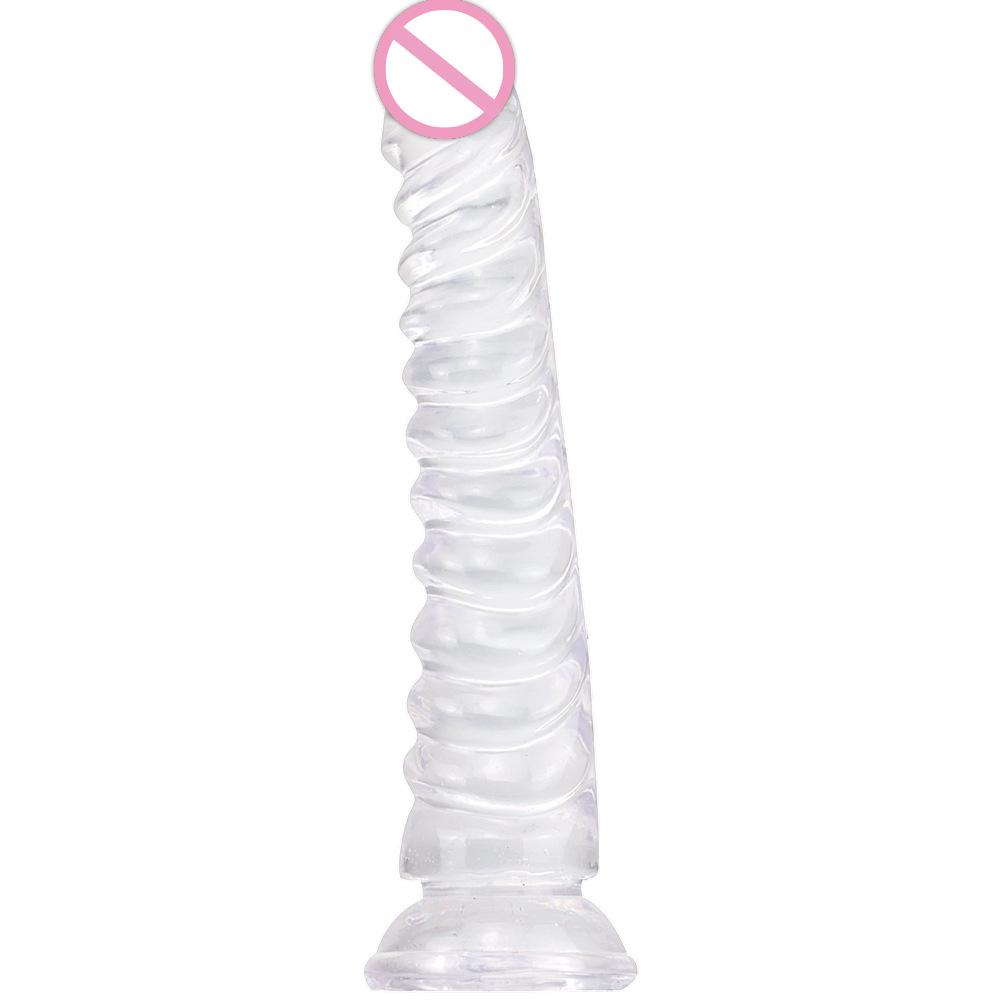 Реалистичные дилдо для женщин, секс-игрушки для пар, кристально-желейный мини-пенис, вагина, анальная пробка для женской мастурбации