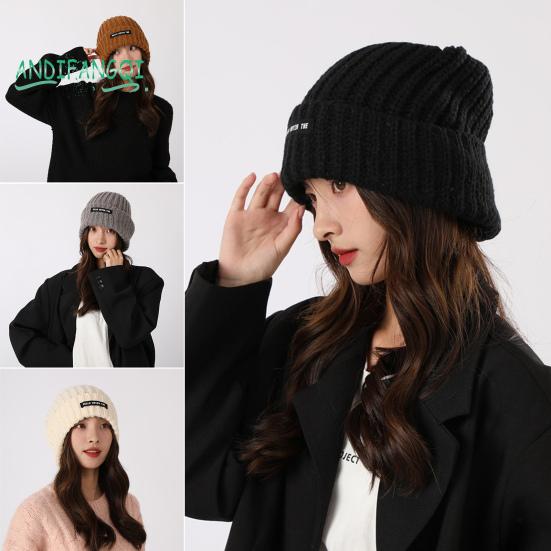 Зимняя теплая шапка - супермягкая эластичная, однотонная, ветрозащитная, утолщенная защита ушей, лыжи на открытом воздухе, женская шапка-бини