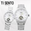 [Ticento]Автоматические металлические часы для мужчин и женщин TS50301WS, Корейские роскошные часы