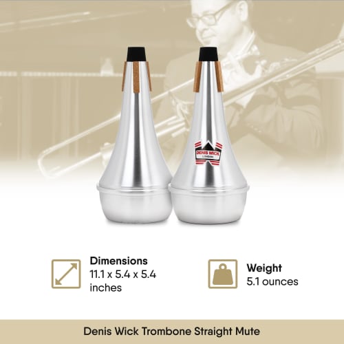 Denis Wick Mute for Tenor Trombone, Straight, 5505