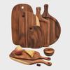 Acacia Wood Multipurpose Board: Bread, Baby Food, Fruit, Sushi, Pizza, Steak, and Cooked Foods