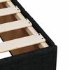 Box Spring Bed with Mattress Black 90 x 190 cm Fabric