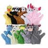 Children Tell Story Prop Hand Toy Fingers Puppets Finger Dolls Big Hand Puppet Animal Plush Toys