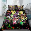 Switch Game Bedding Set King Queen Full Twin Double Single Size Splatoon Duvet Cover Set