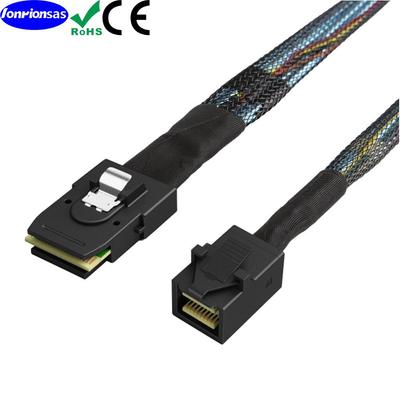 Внутренний серверный кабель MiniSAS HD SFF-8087 к SFF-8643 12G высокоскоростной