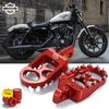 Подножки для мотоцикла MX, широкие подставки для ног, педали с подножками для Harley Sportster XL 883 1200 Dyna Street Bob Bobber