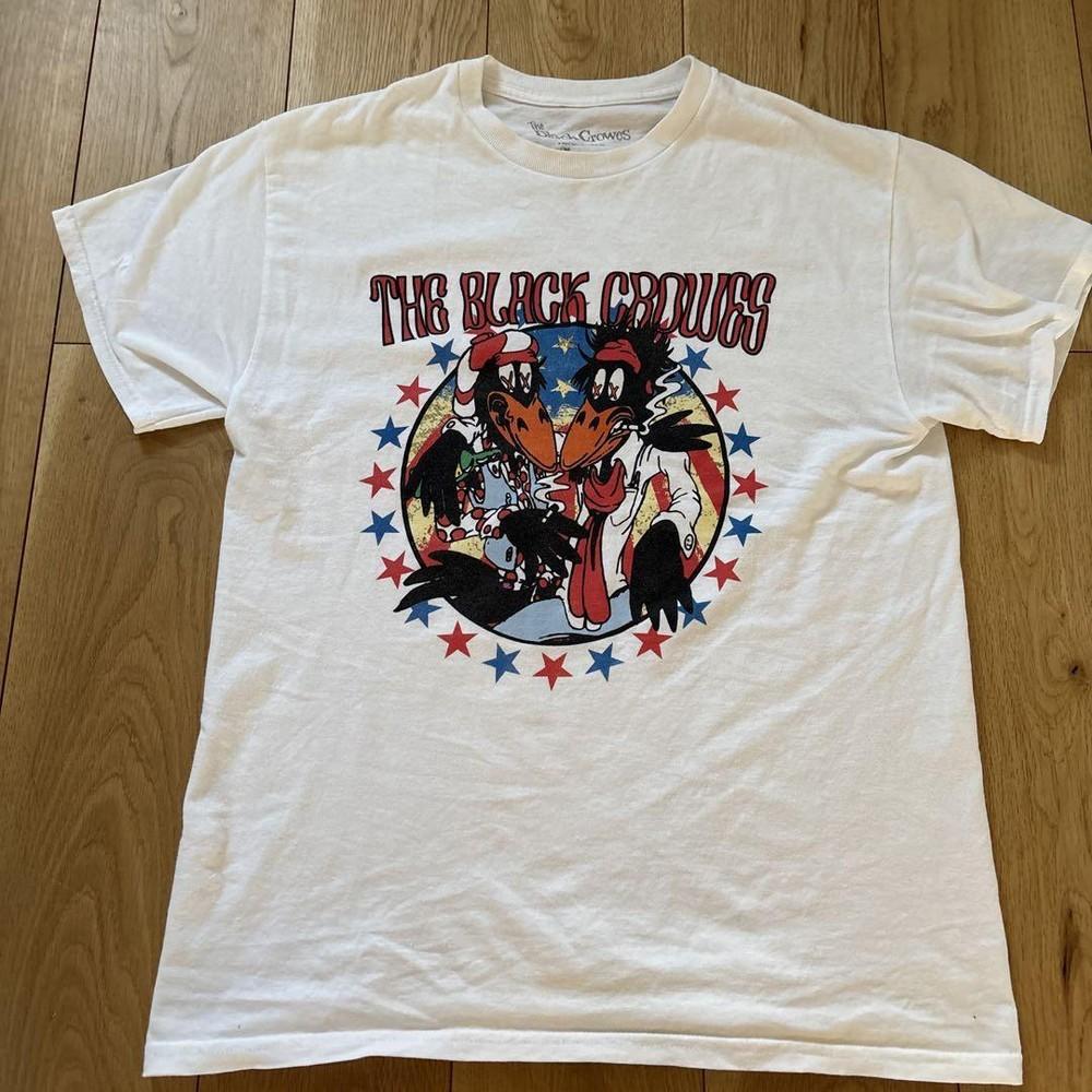Ремейк футболки в ретро-стиле группы The Black Crowes Мужская Женская футболка NH15933 Унисекс Футболка
