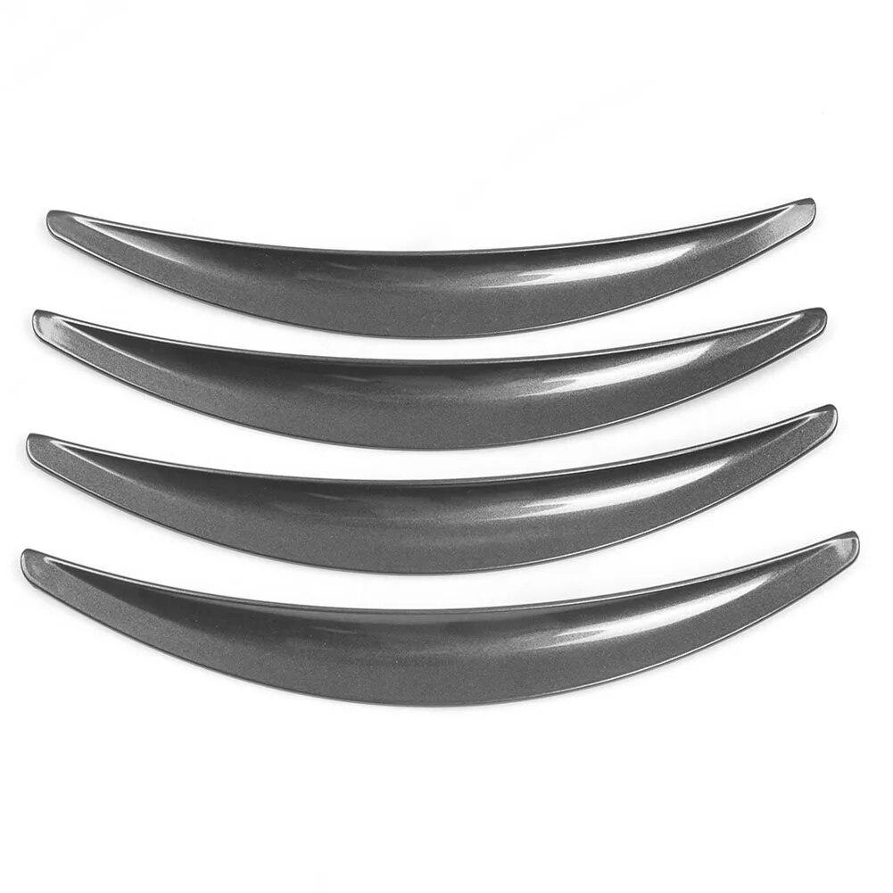 4PCs Car Modification Decorative Strip Fender Flares Mud Flap Splash Guards Arch Wheel Eyebrow Lip For Tesla Model 3