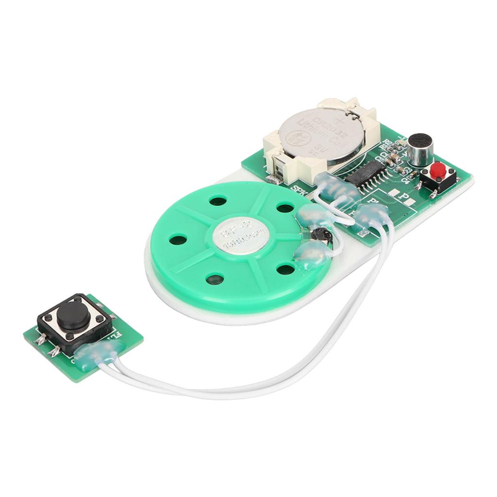 25 Second Recording Playback Module Key Recording Greeting Card Sound Recorder Board with Double Sided Tape