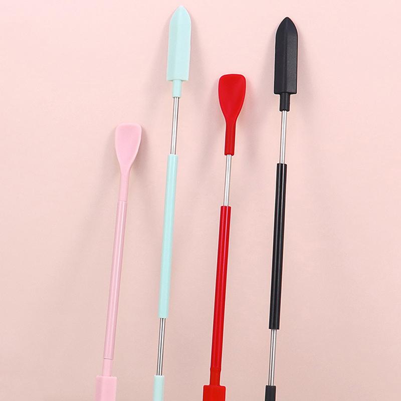 1 шт. силиконовый скребок с двойной головкой, косметический набор скребков для крема, инструменты для макияжа