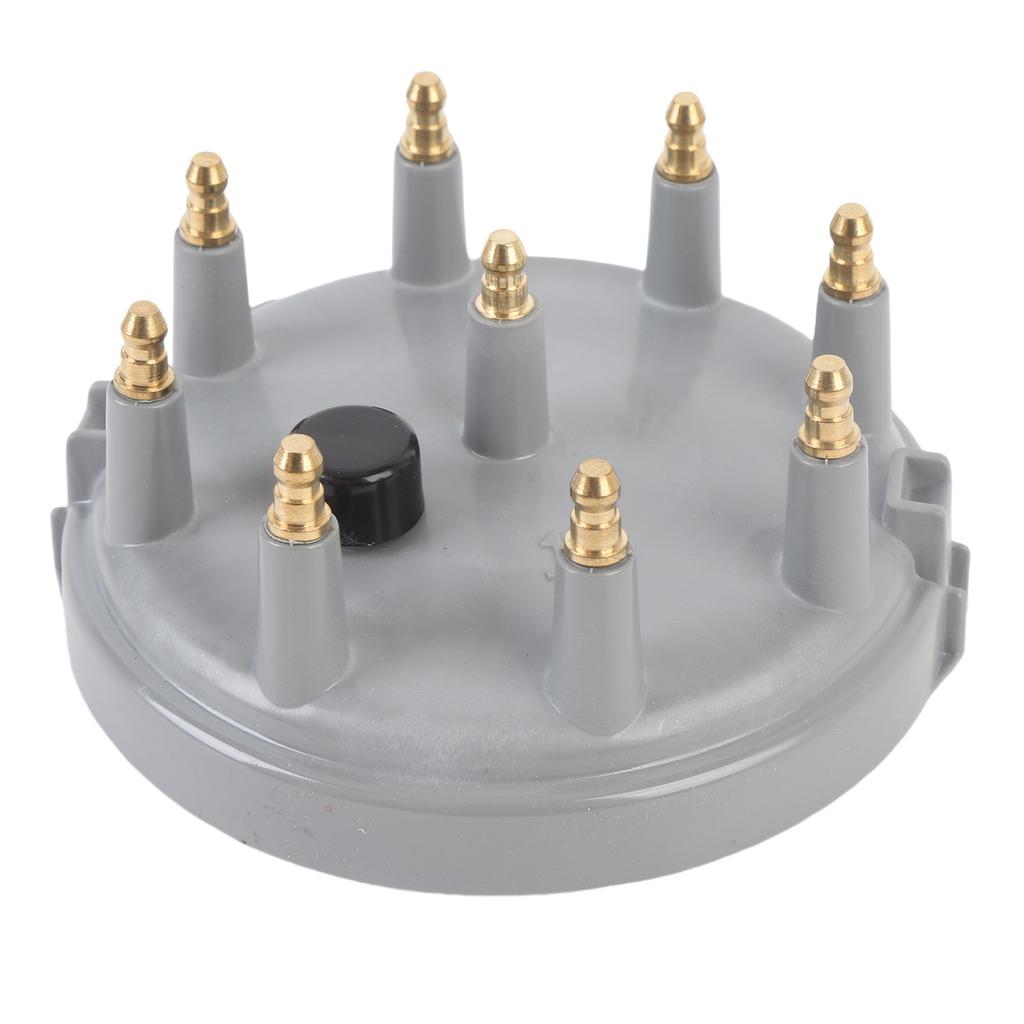 Ignition Distributor Cap Rotor Kit DC12V 8233 Brass Terminals Replacement for Bronco E 150 E 250 V8 5.0L 5.8L Grey