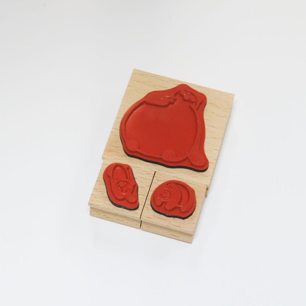 Taiyo Tomar Panda Rubber Stamps (3-Pack) RT-panda-S05