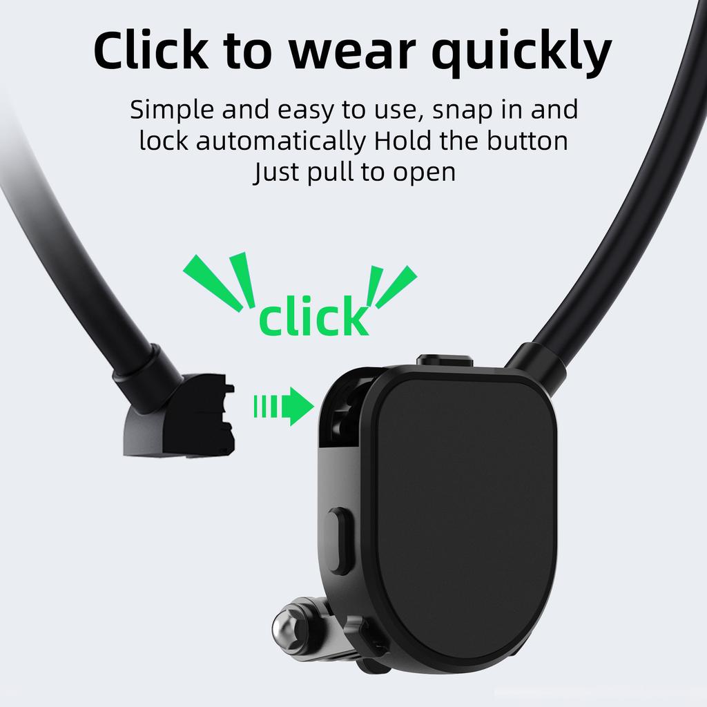 Магнитный держатель для мобильного телефона на шею и грудь для iPhone для камер GoPro Hero 12 11 10 9 Insta360 X4 X3 Osmo Action 4 3