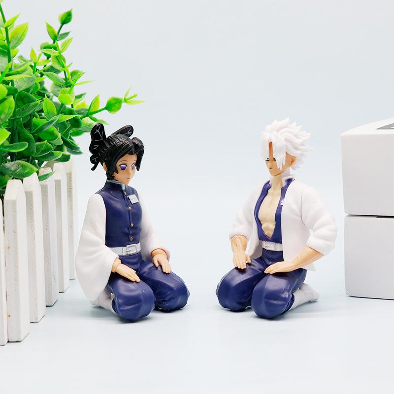 Новые Оригинальные Демон Убийца Kimetsu No Yaiba Канродзи Мицури Шиназугава Санеми Модели Куклы Фигурка Коллекционная