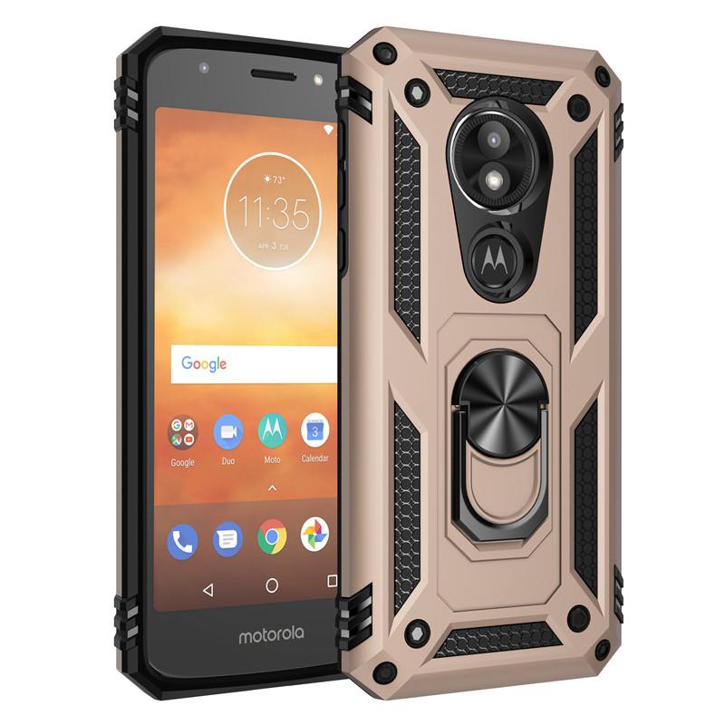 Для Motorola E5 E6 Plus G6 Play G7 Power Case Противоударный Бронированный Магнит Автомобильное Кольцо Стенд Задняя Крышка для Moto One Zoom Coque Shell