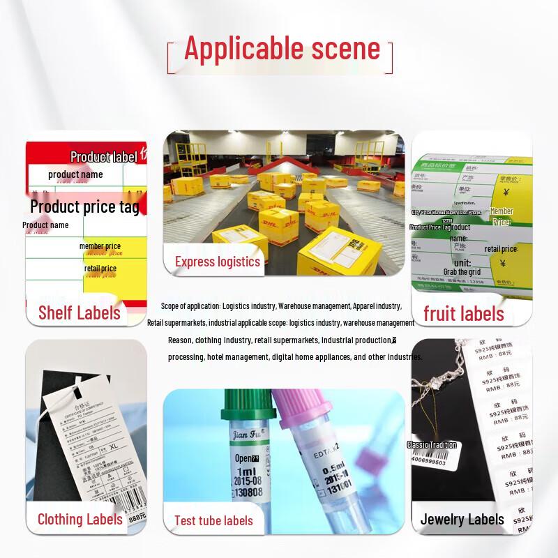 GODEX Thermal & Thermal Transfer Label Printers CN plug (adapter included)