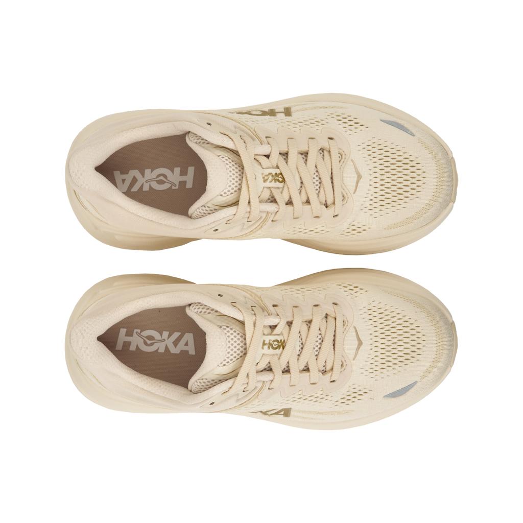 HOKA Bondi 9 Wide Vanilla Birch Женские Кроссовки Кремовые 1162014-VCH