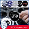 Для VW Volkswagen Jetta MK5 Golf 4 шт. 60 мм / 63 мм / 68 мм Центральные колпаки колес автомобиля Покрышки для дисков колес Автоаксессуары Для Volkswagen
