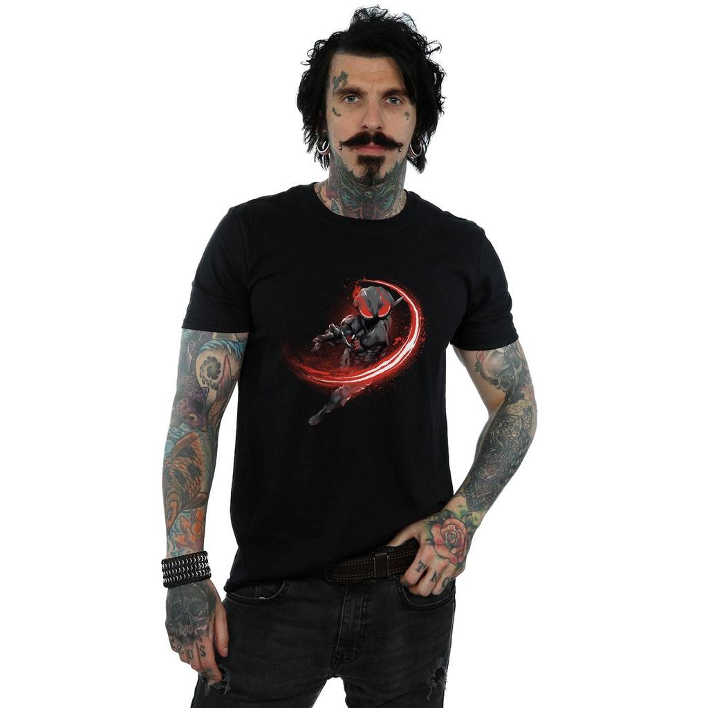 DC Comics Mens Aquaman Black Manta Flash T-Shirt
